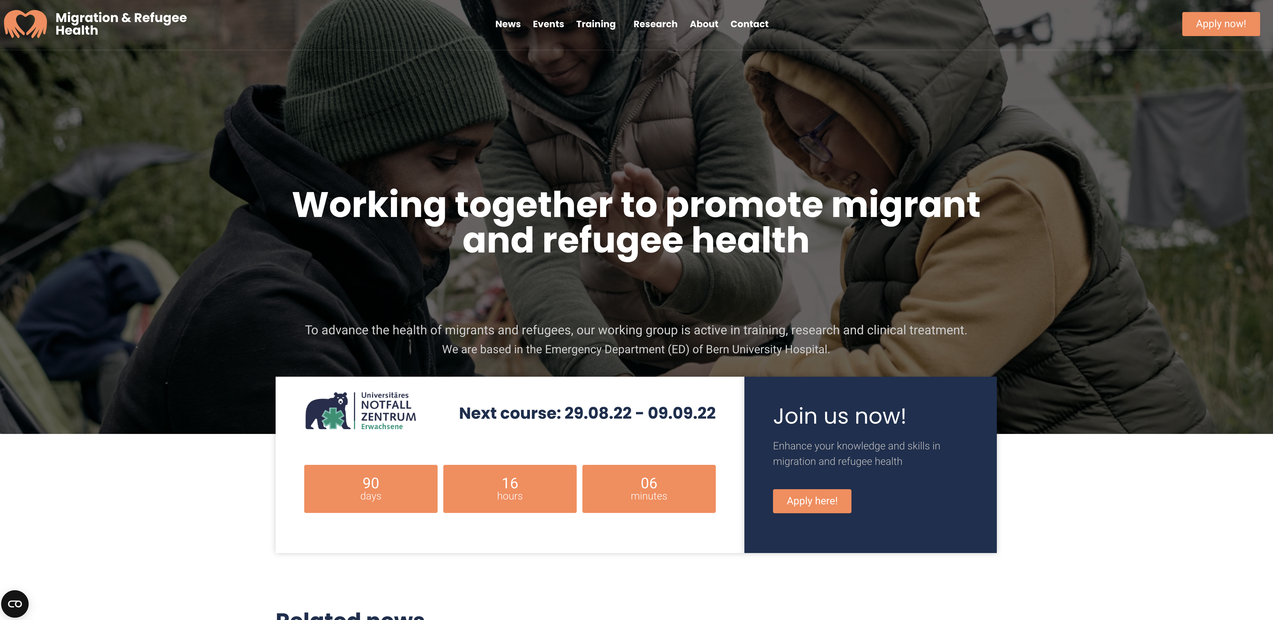 refugee migrant health we are online